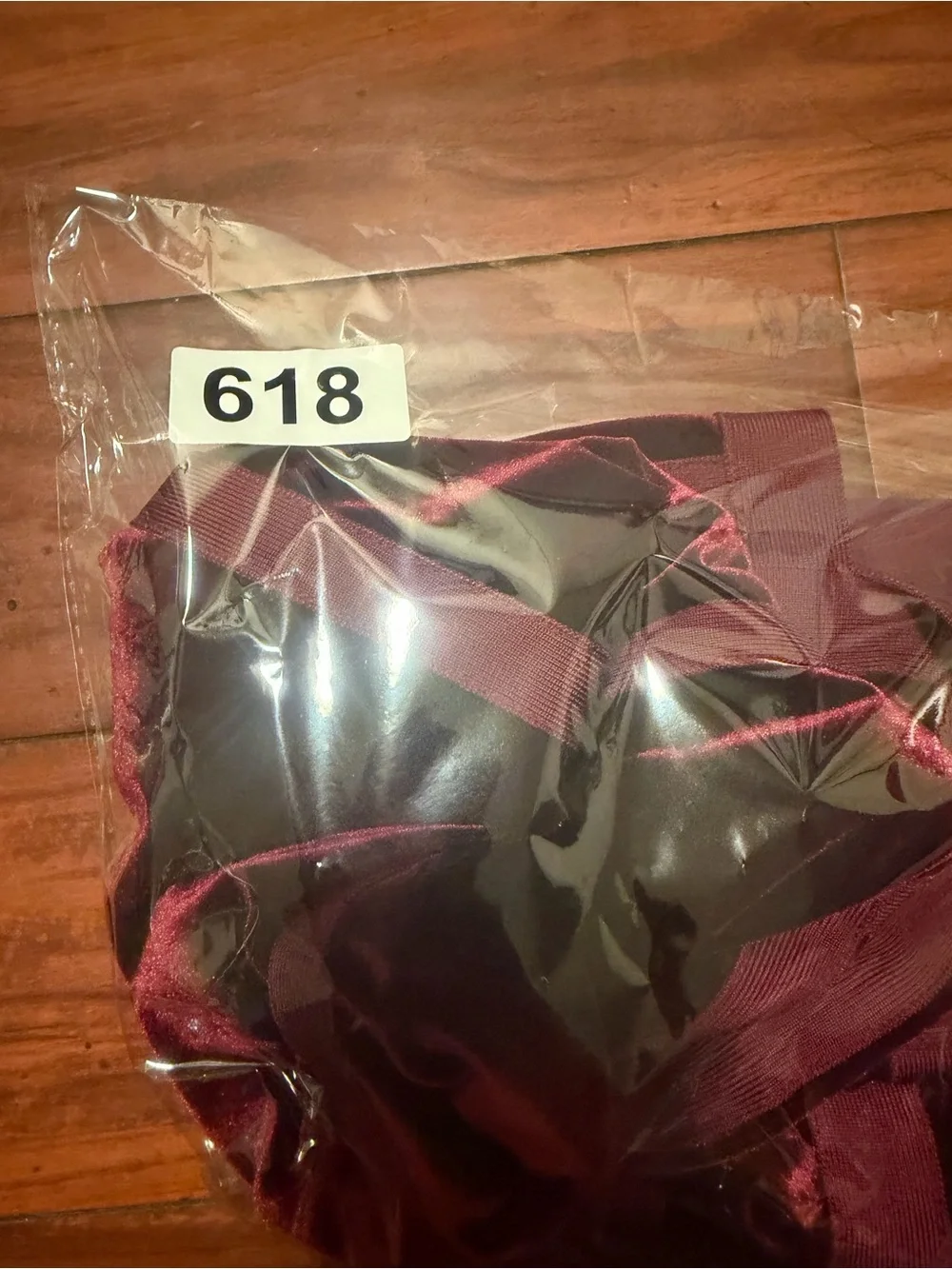 House of CB Burgundy Velvet Structured Bodycon Mini Dress - Picture 10 of 10